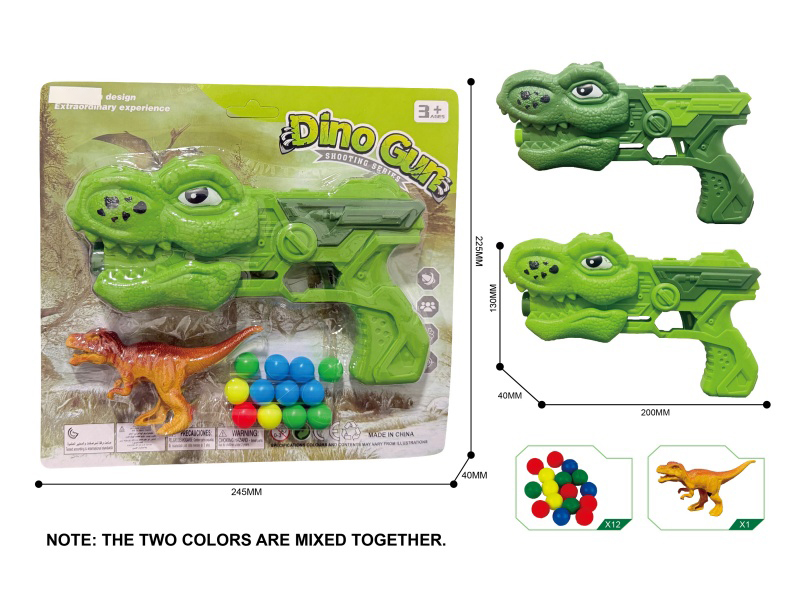 Dinosaur Ping Pong Ball Gun Set