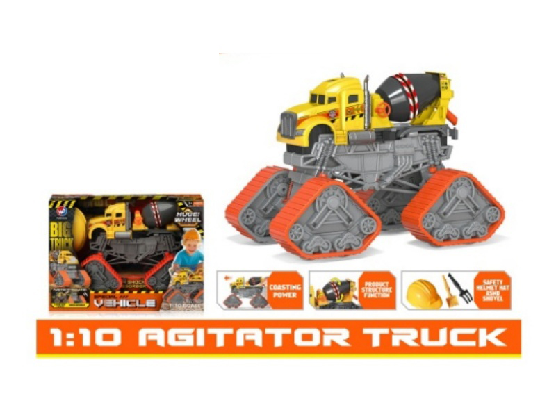 1:10 Spring-Covered Engineering Mixer Truck