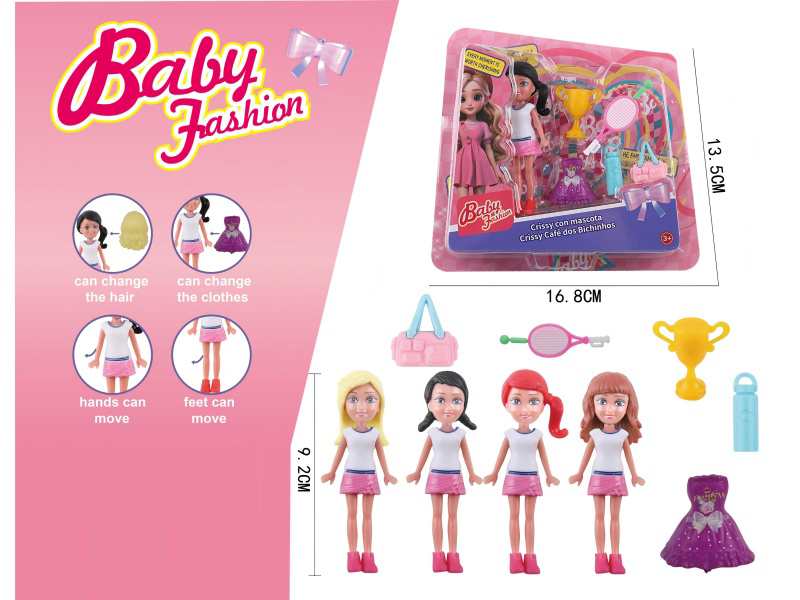 3.5-Inch Dress-Up Doll