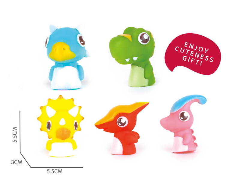 Dinosaur Head Finger Puppets
