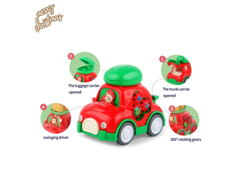 Christmas Inertia Car Can Hold Sugar Cartoon Gear Storage Cars, Christmas Toys And Inertia Toys