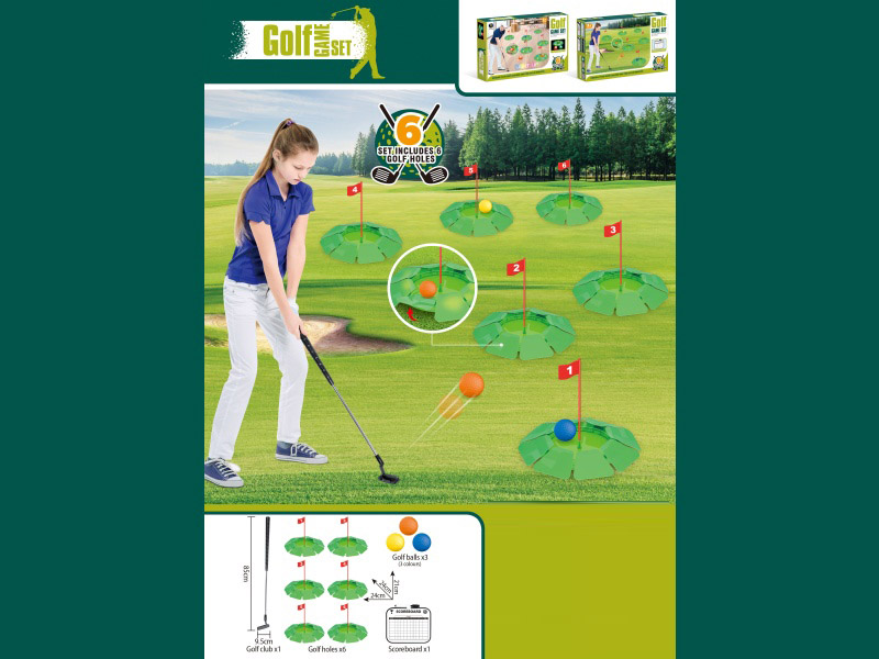 Six Golf Game Discs