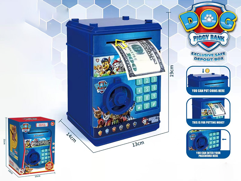 Paw Patrol Electric Password Money Box