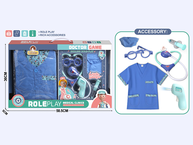 Doctor Role-Play Set With Function 6pcs
