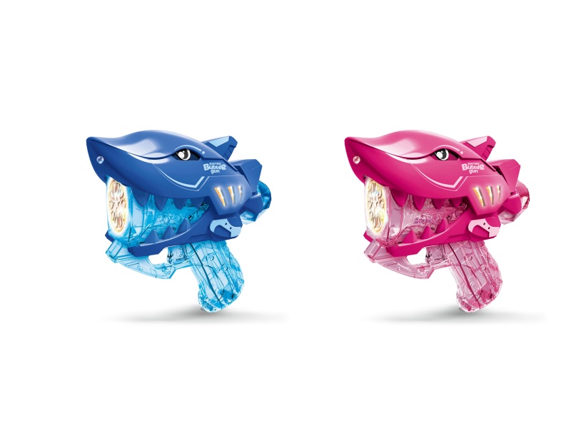 Transparent Shark Bubble Gun