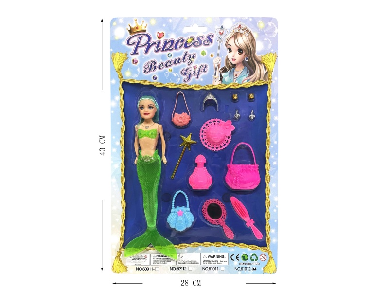 Mermaid Doll Dress Up Set