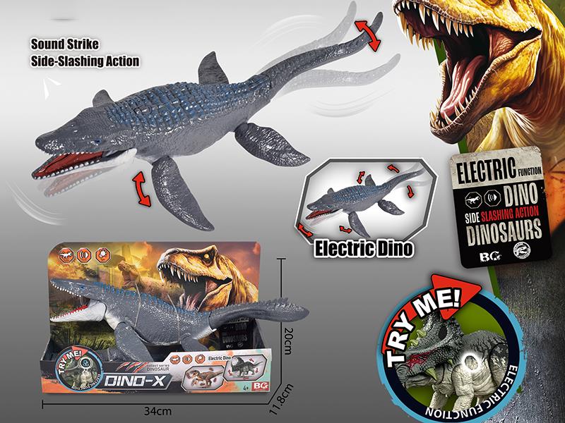 B/O Mosasaur Toy With Action, Sound And Lights