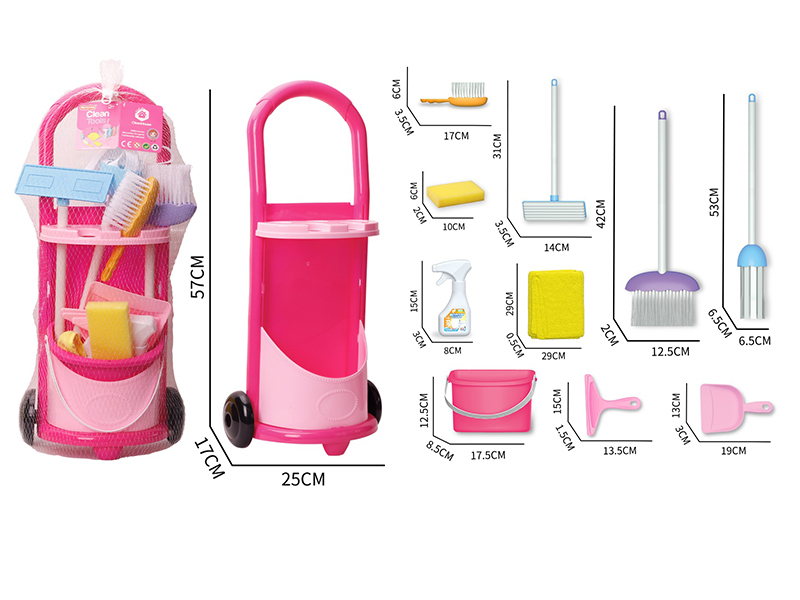 Pink Cleaning Tool Set