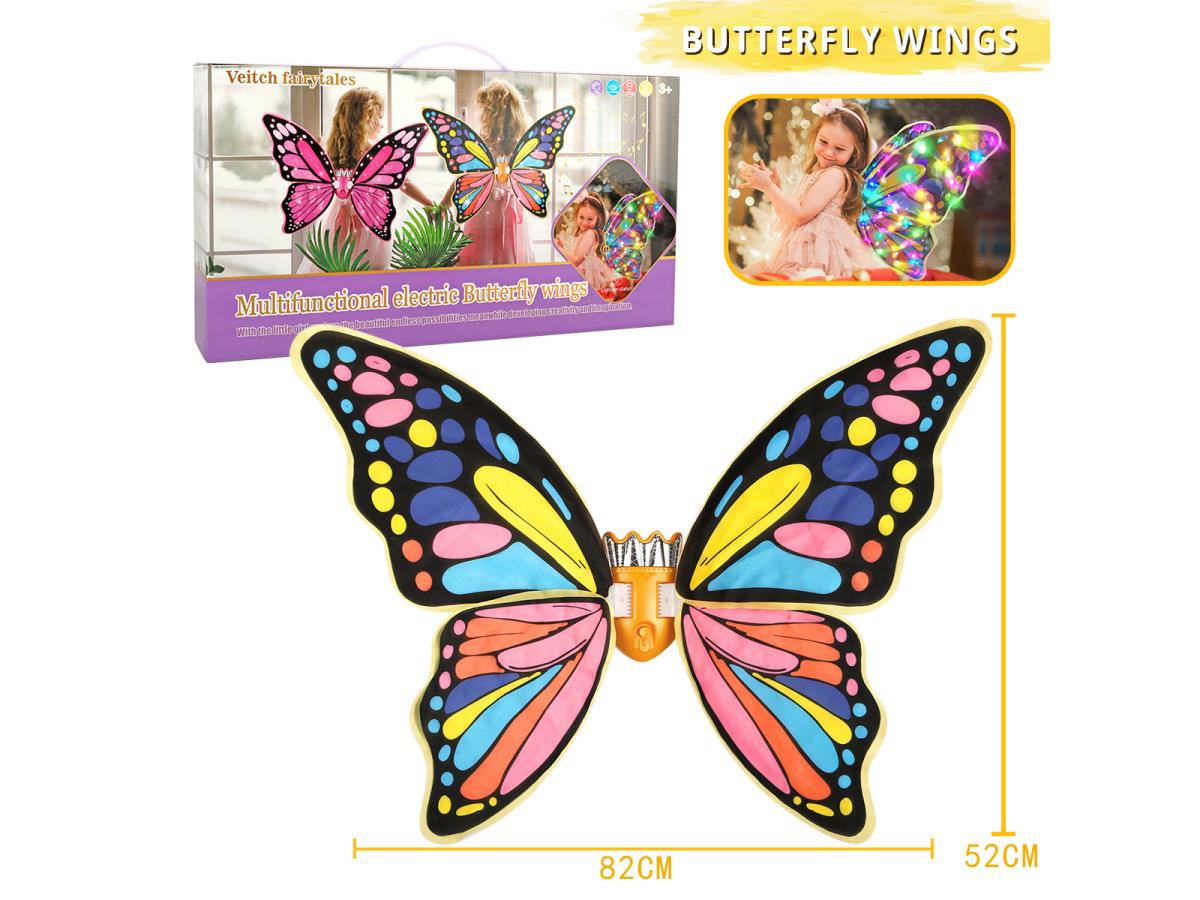 Colorful Fabric Handmade Butterfly Wings