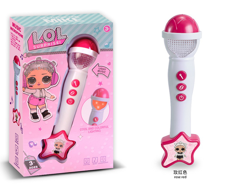 LOL Microphone With Lights And Music