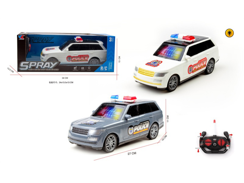 1:16 Land Rover Range Rover Off-Road 4CH: A Police Car With 3D Lighting Remote Control And No Battery Included