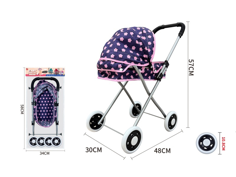 Thick Cloth Iron Baby Stroller Toy