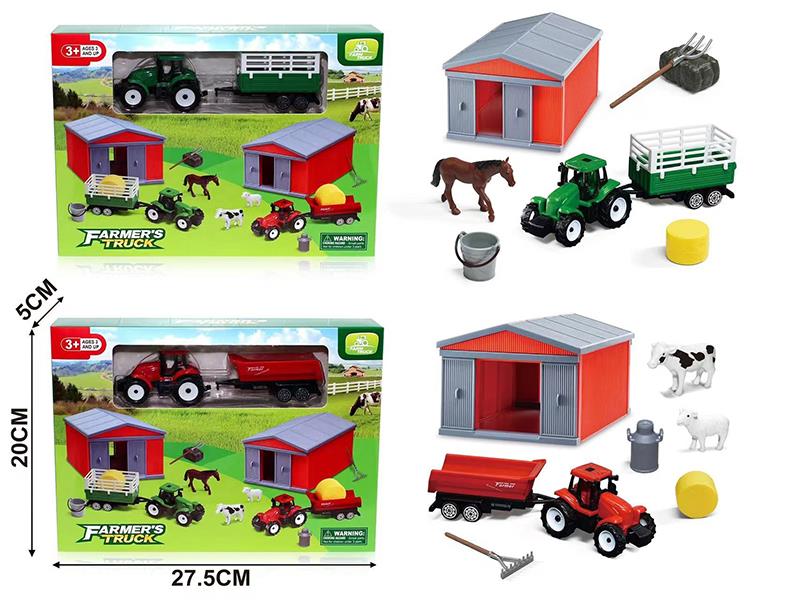 Slide Farm Tractor Set