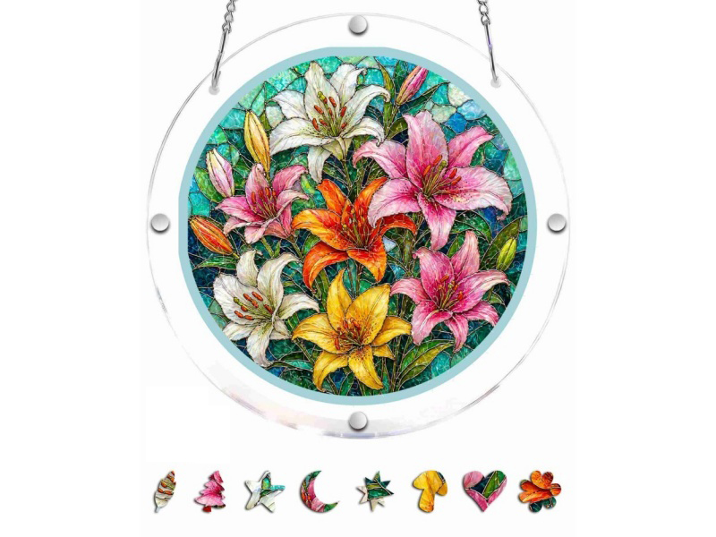 7.4-Inch Acrylic Jigsaw Puzzle