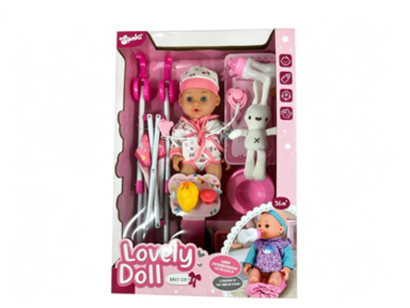 Eco-Friendly Doll Set (Plastic Car)