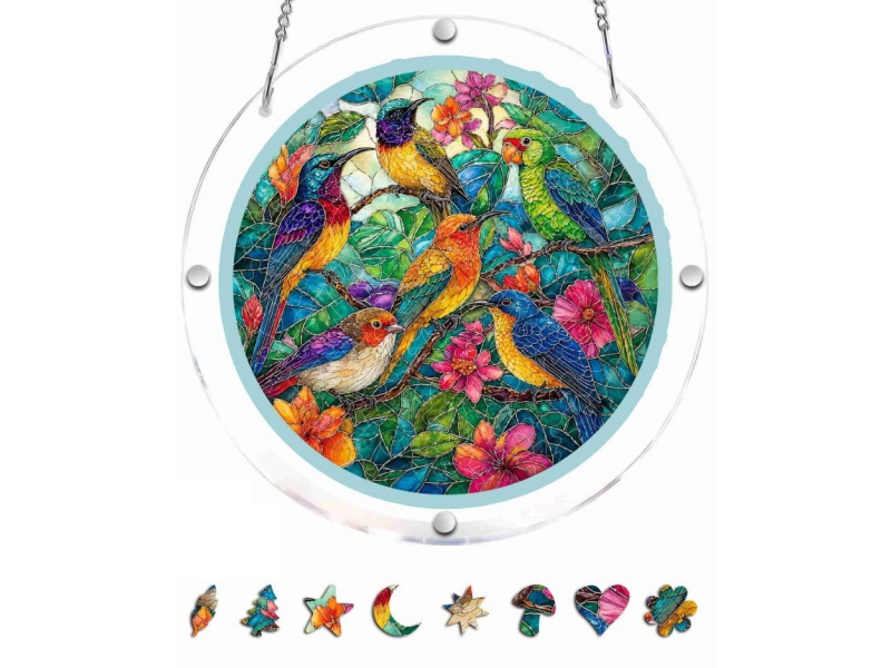 8.9-Inch Acrylic Jigsaw Puzzle