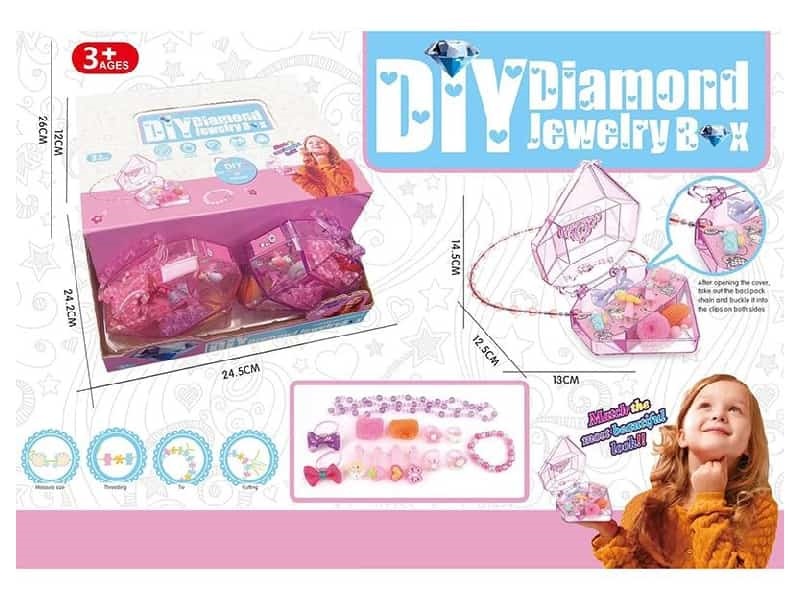 Pretend Play DIY Beaded Jewelry Box