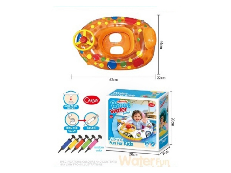 Children'S Swimming Rings + Air Pump [Car Horn Boat]
