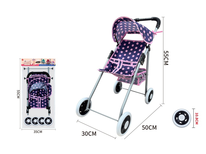 Thick Cloth Iron Baby Stroller Toy