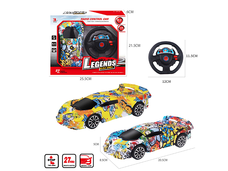 1:20 2CH Remote Control Bugatti Car Model(Graffiti)