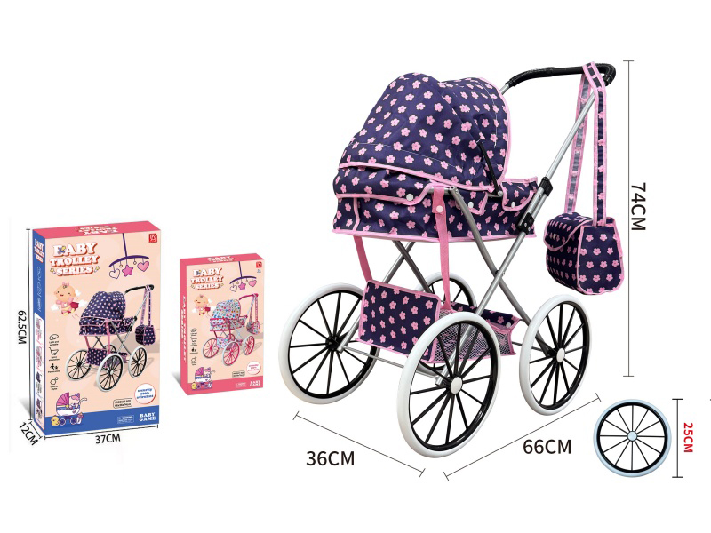 Thick Cloth Iron Baby Stroller Toy