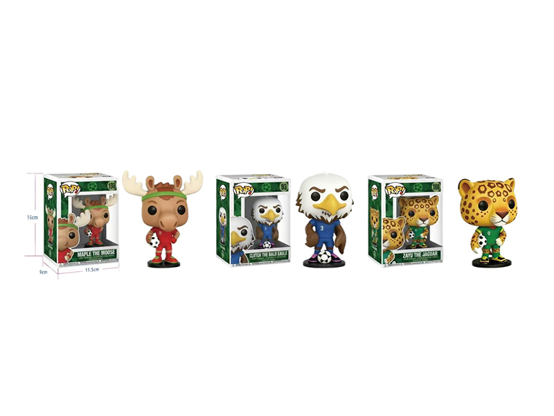4-Inch Pop2026 World Cup Mascot Single Box Set Of 3 Mixed Sets
