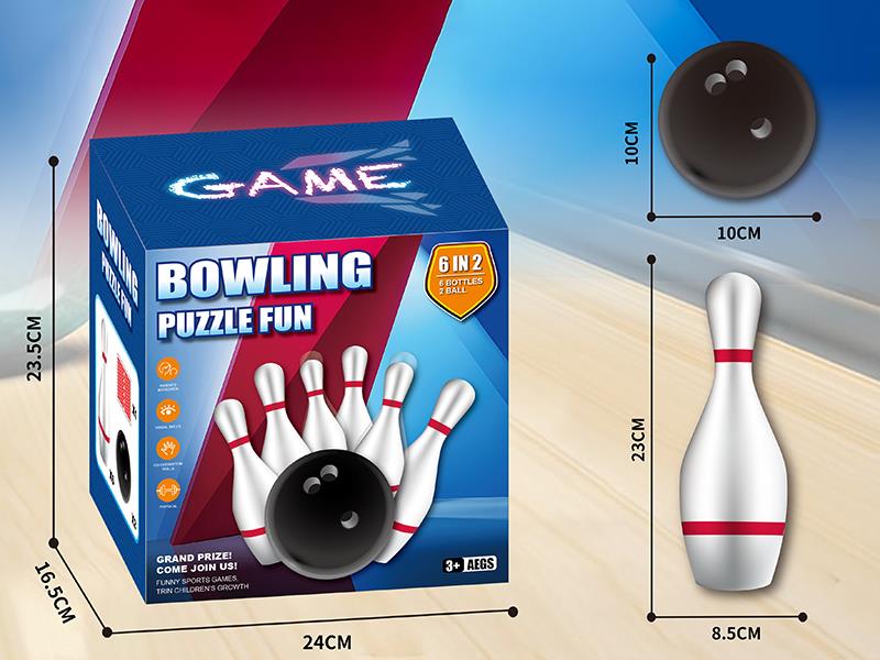 Bowling Set(6 Pins + 2 Balls)