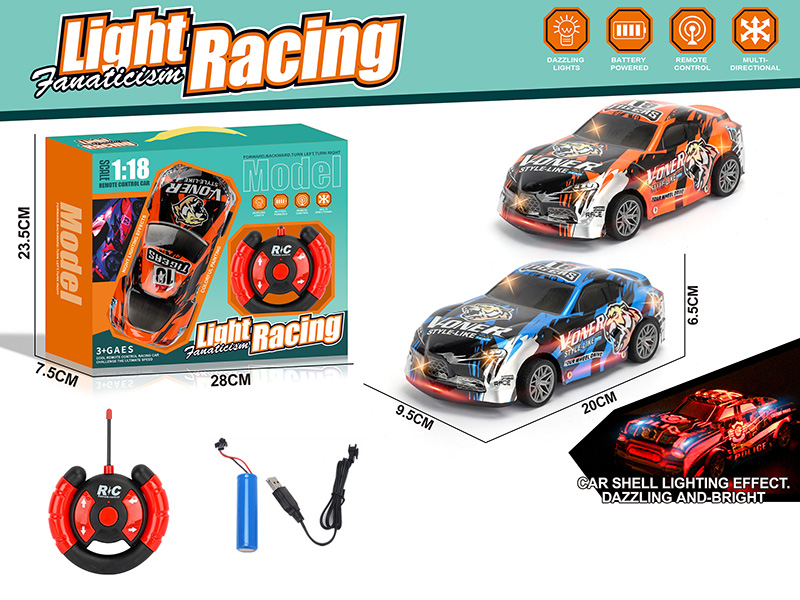 1:18 4CH R/C Racing Car(Included Batteries)