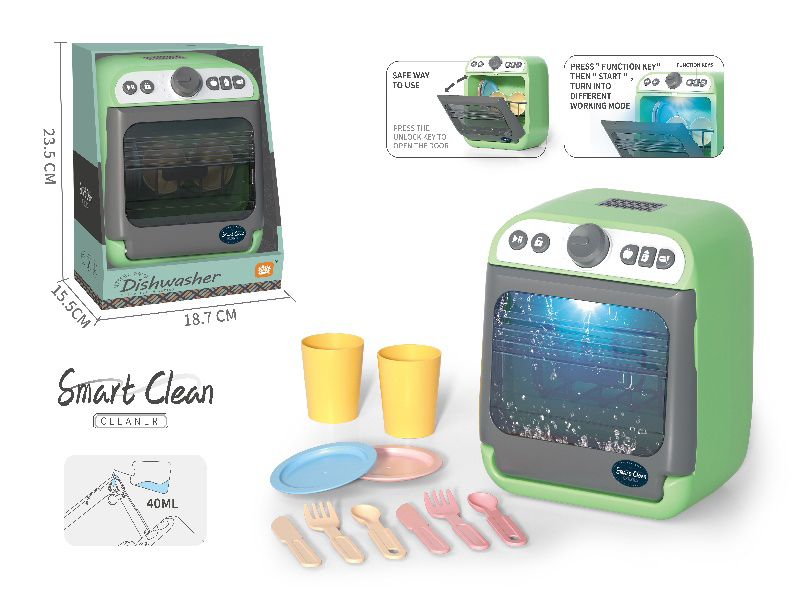 Water-Refilling Simulation Dishwasher