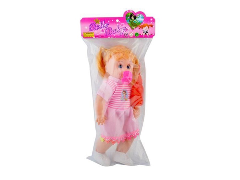 18" Doll With Pacifiers