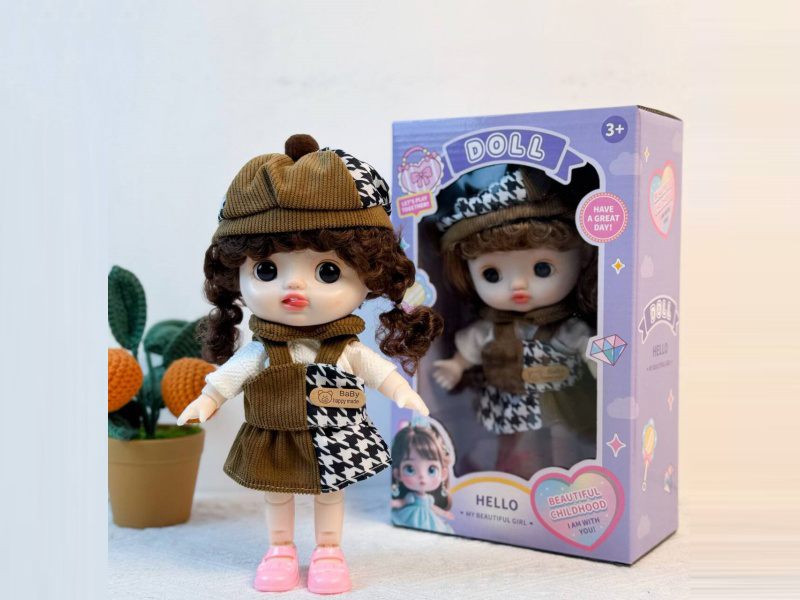 An 8-Inch Multi-Joint Cute And Style Doll