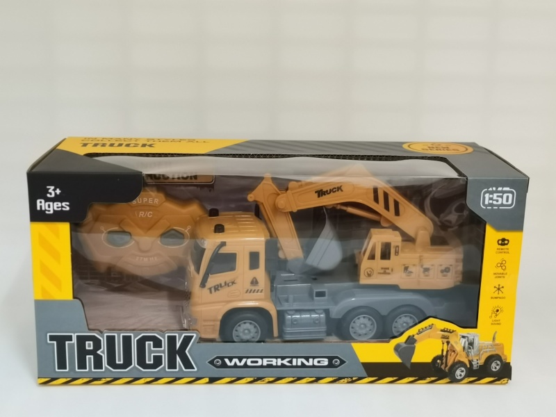 Two-Way Remote-Controlled Excavator, Earth-Digging Hook, Engineering Vehicle