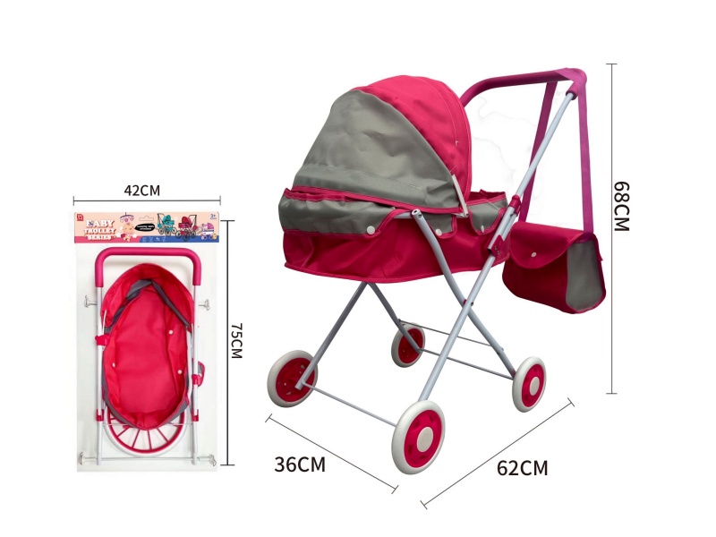 Thick Cloth Baby Stroller Toy(Small Wheel)