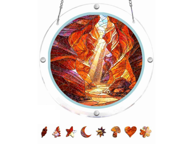 7.4-Inch Acrylic Jigsaw Puzzle
