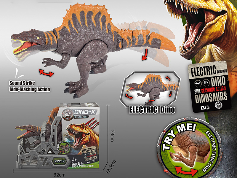 Electric Spinosaurus Toy With Action, Sound And Lights