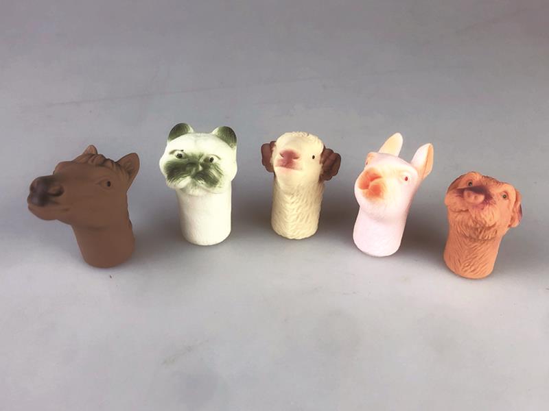Animal Vinyl Finger Puppets