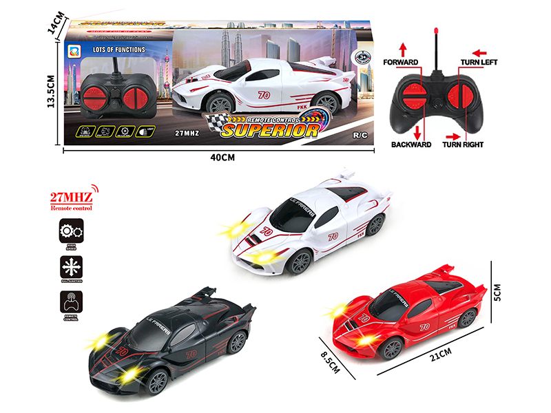 4CH Remote Control Ferrari With Lights(Not Included Batteries)