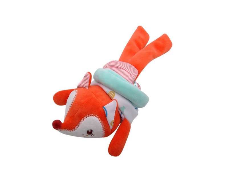 The Fox Made A Sound To Shake The Baby'S Soothing Plush Toy