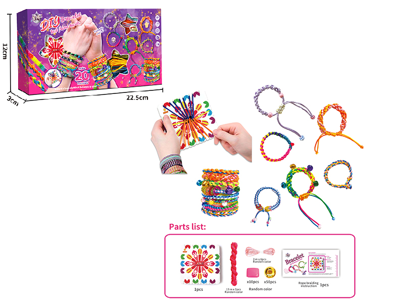 DIY Bracelet Braiding Set