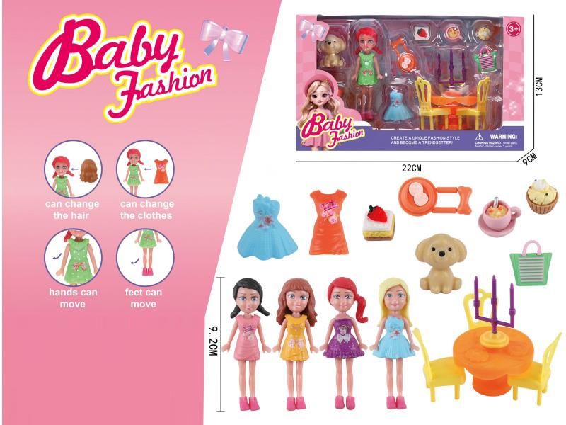 3.5-Inch Dress-Up Doll