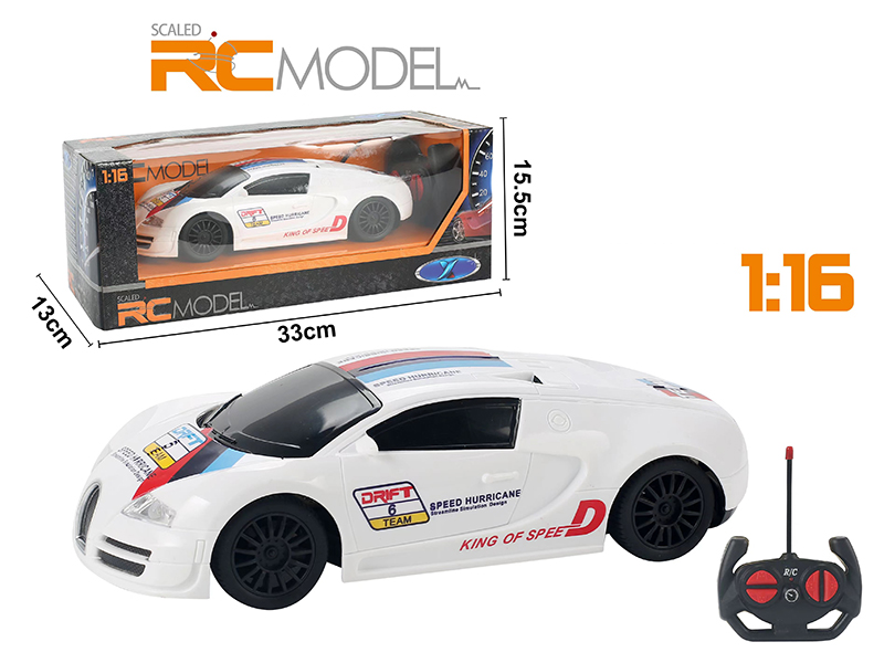 1:16 Bugatti 4 Channel Remote Control Car