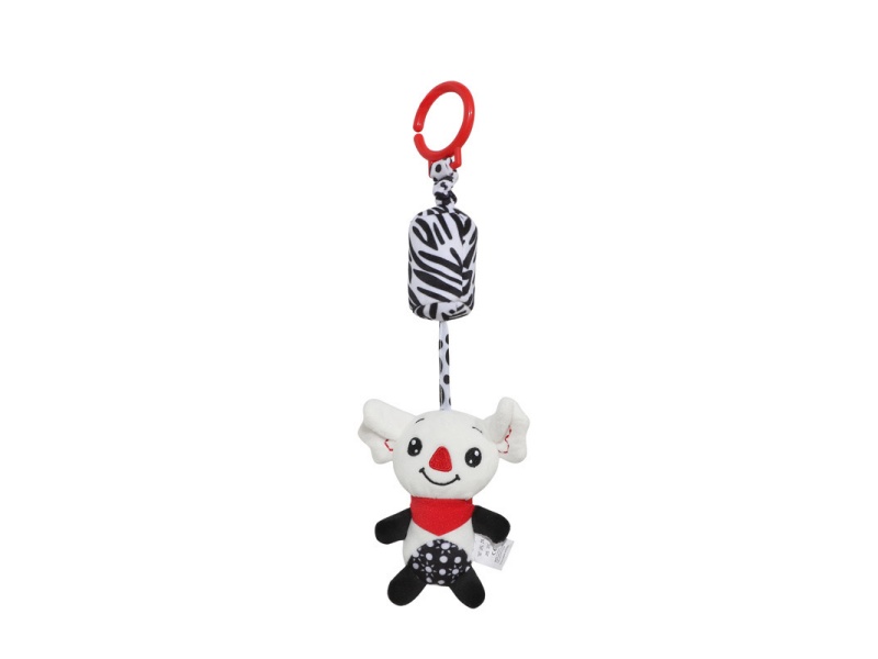 White Koala Baby Plush Bell Pendant With Sound