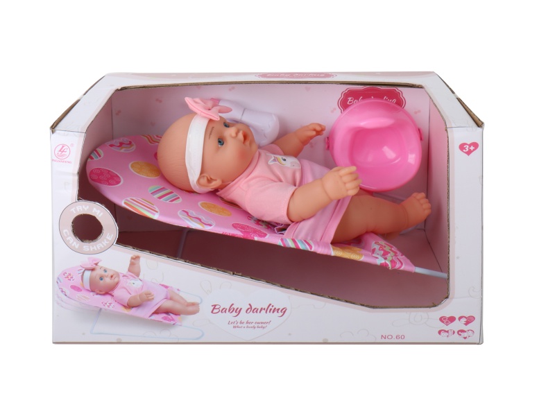 12-Inch Plastic Rocking Chair For A Baby With No Ic And Rubberized Body For Urination