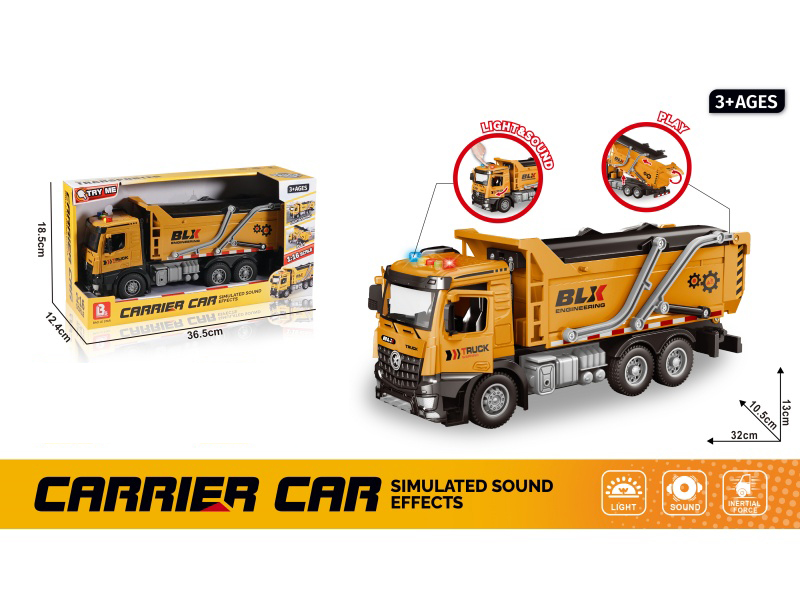 1:16 Sound And Light Inertial Door-Opening Transport Vehicle (Package 3*Ag13