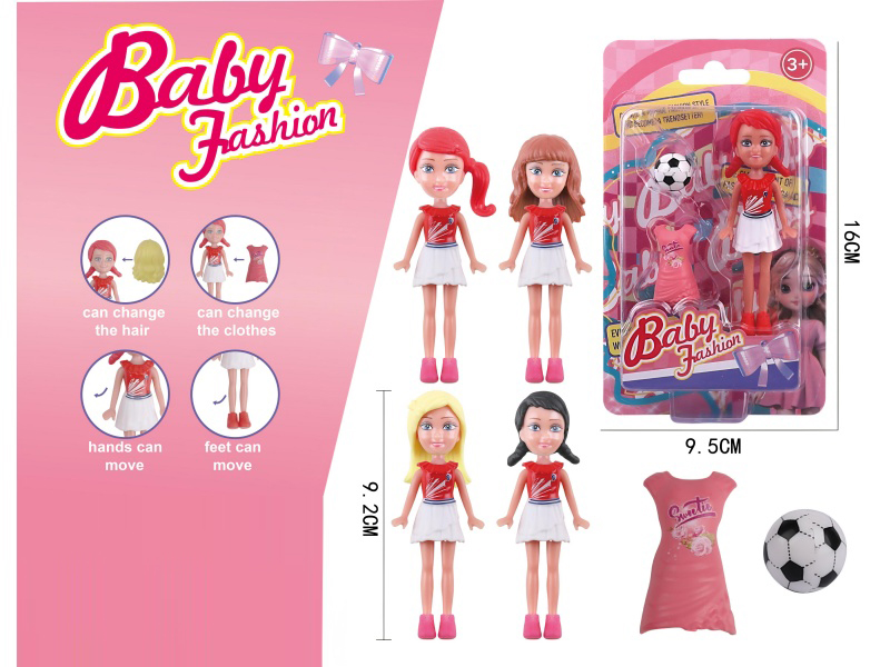3.5-Inch Dress-Up Football Dolls