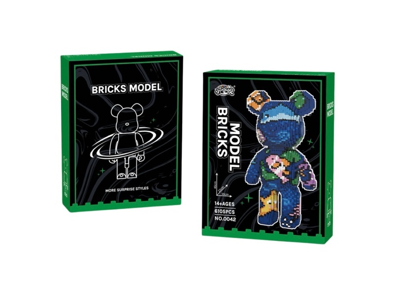 Building Blocks: Q Edition Undersea Bear (With Drawer) 6105Pcs