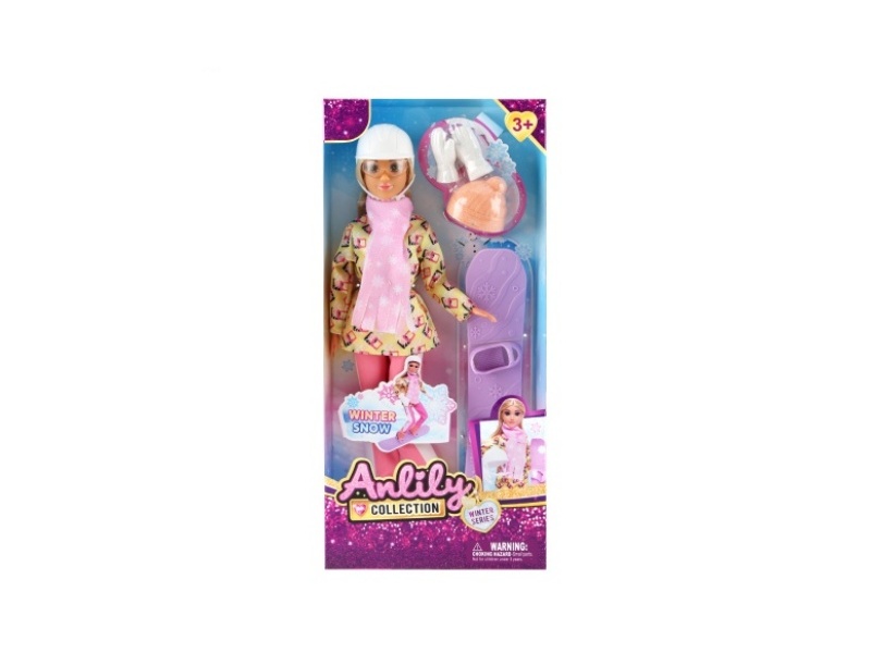 11.5-Inch Solid Doll (Brown Skin Color)