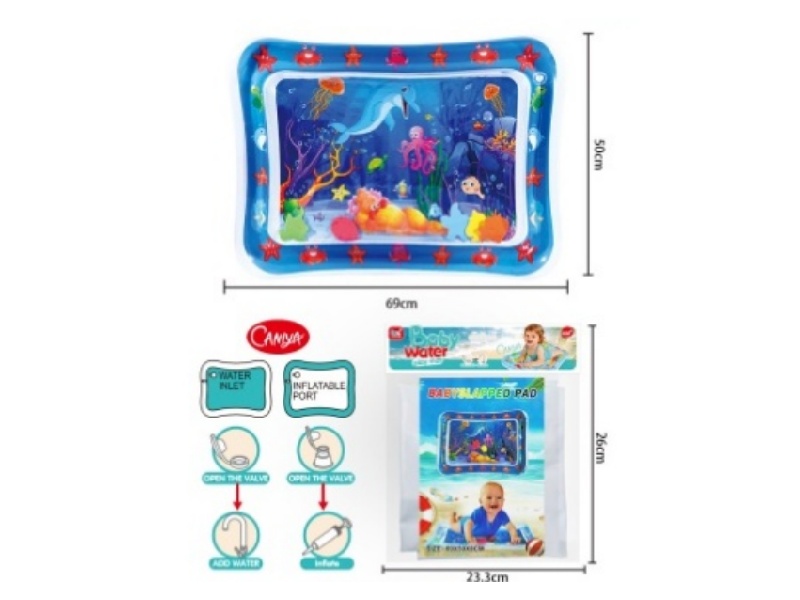 Babies Pat Water And Lie On Pads