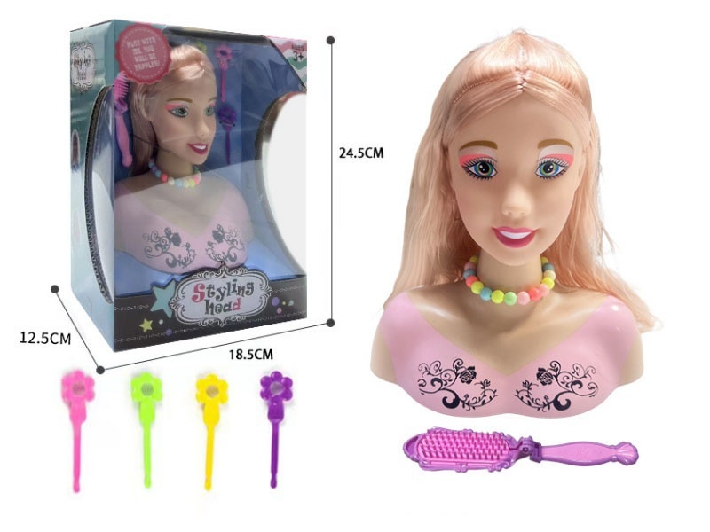 Half-Body Doll Hairdressing Toy Set
