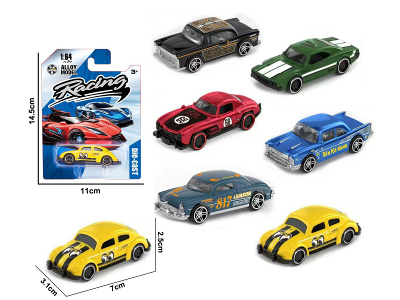 1:64 Slide Alloy Vintage Cars